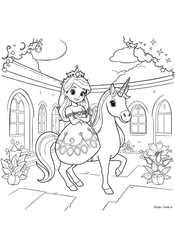 Sofia The First Coloring Sheet