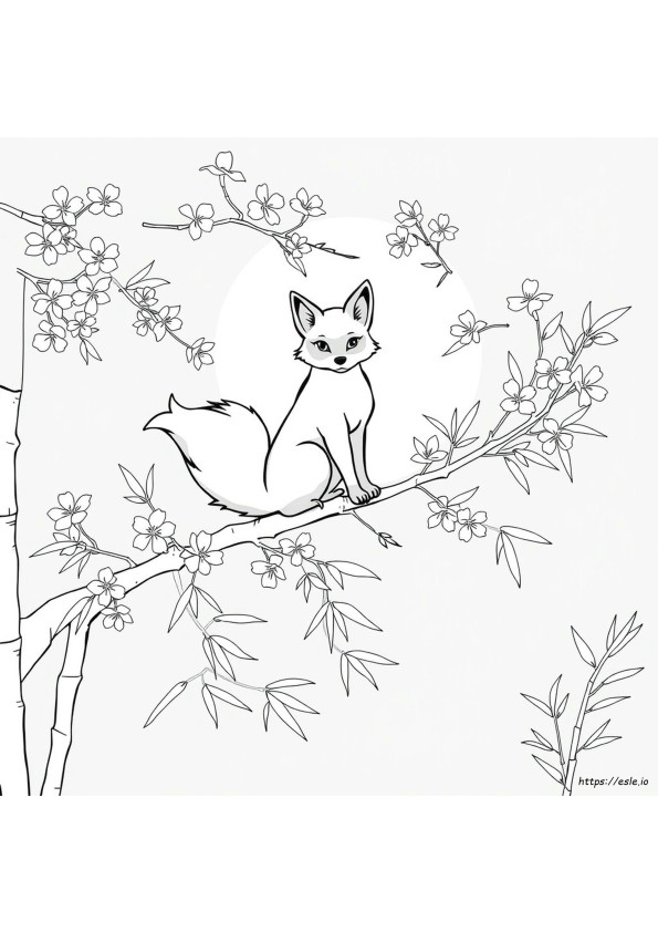 Kitsune Mewarnai