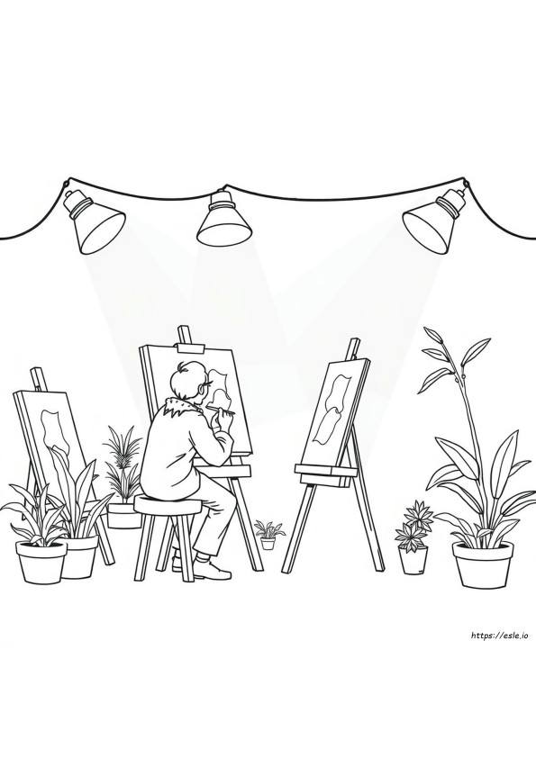Dibujos Para Colorear Para Artistas