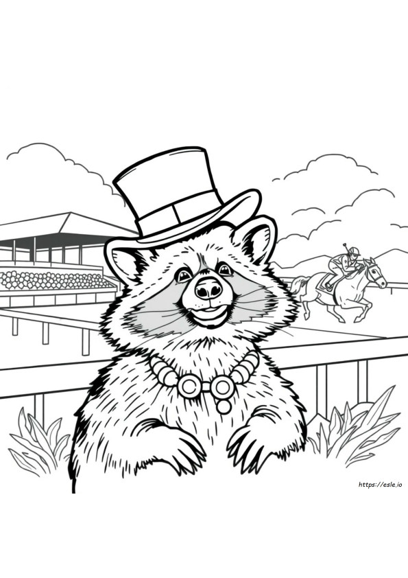 Kolorowanki Z Kapeluszami Kentucky Derby