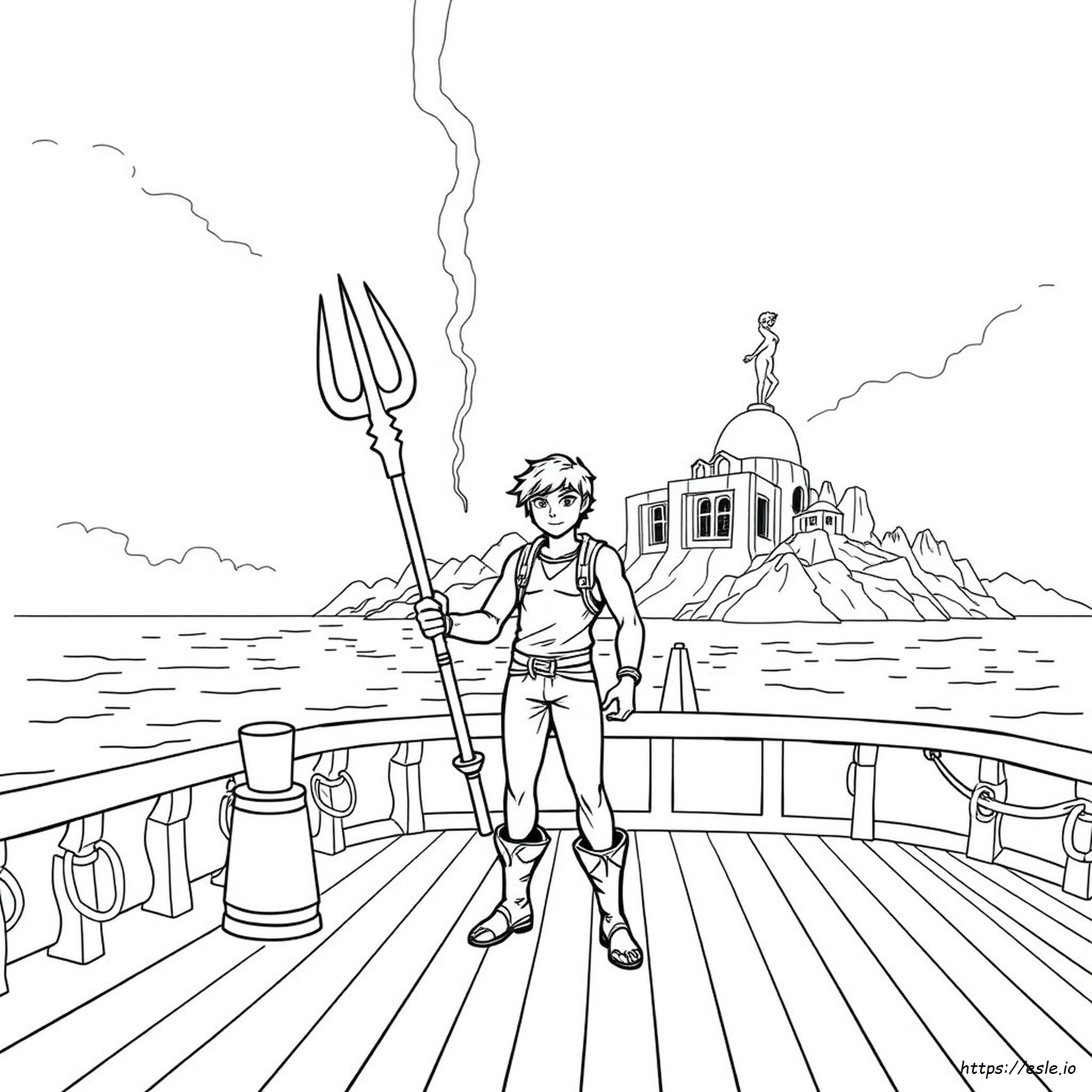 The Lightning Thief Coloring Pages