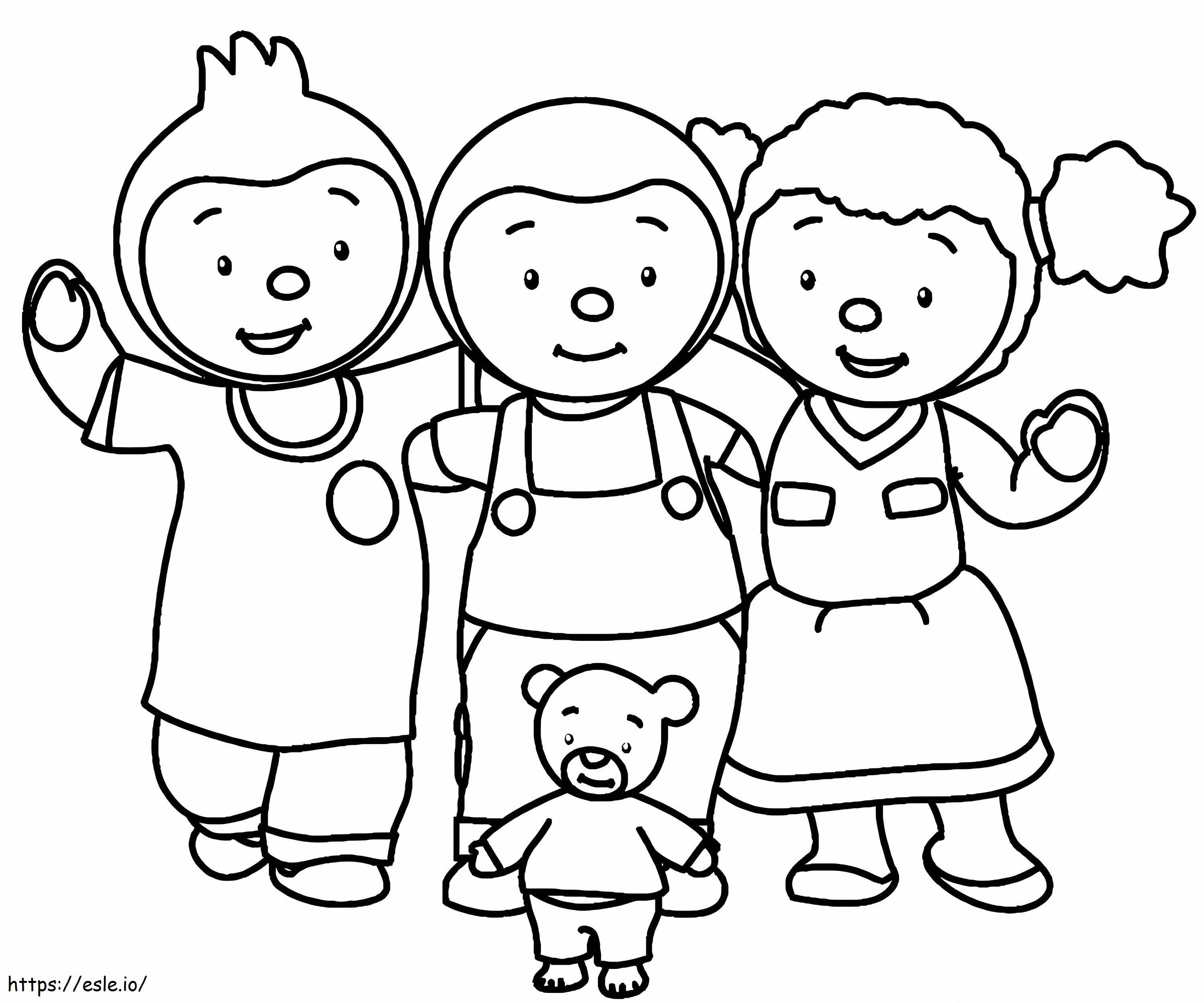 Tchoupi coloring page