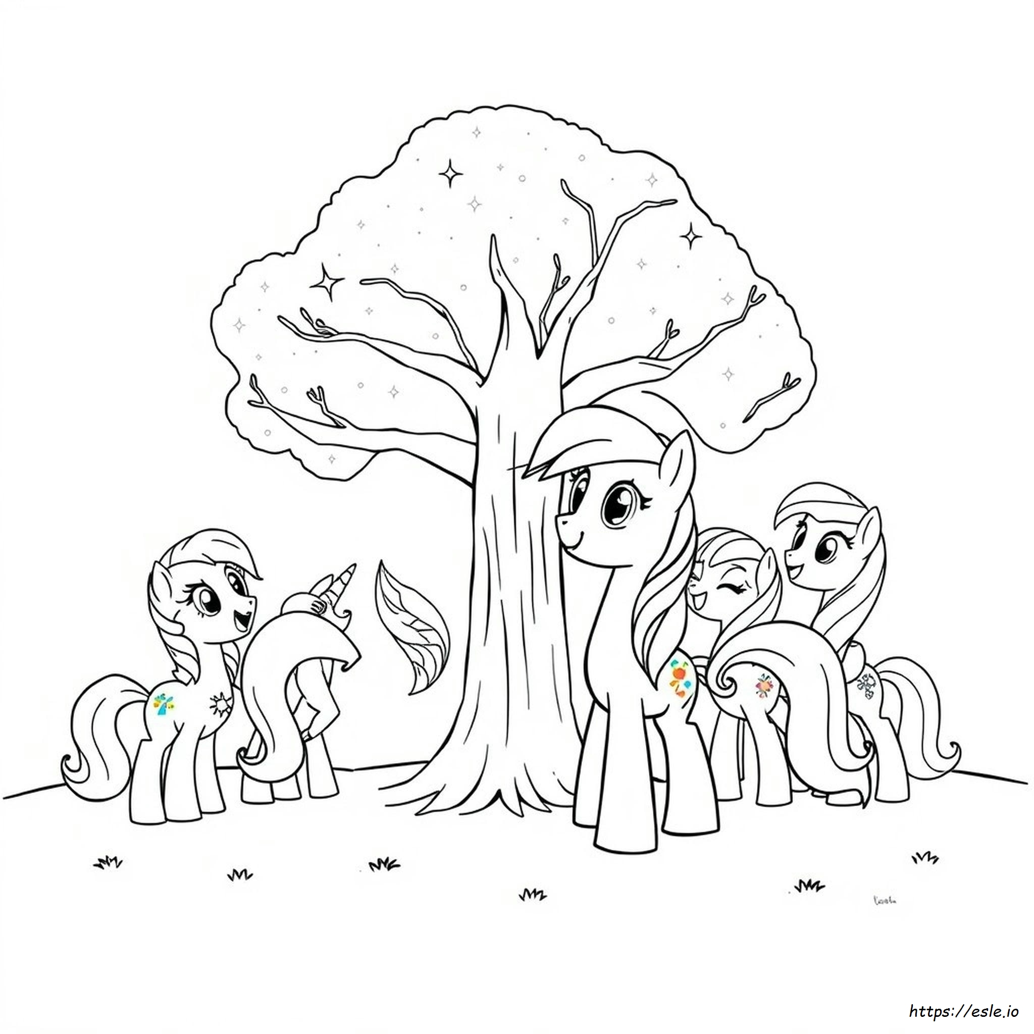 My Little Pony Arkadaşlık Sihirlidir Boyama Sayfaları