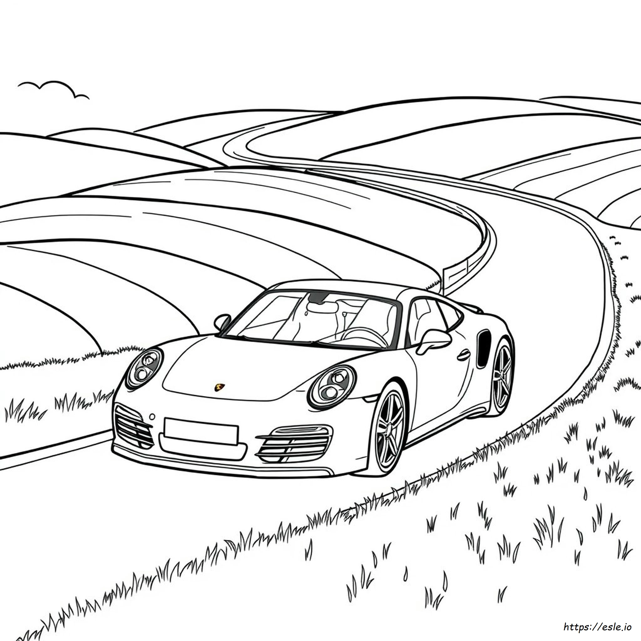 Auto Ausmalbilder Porsche