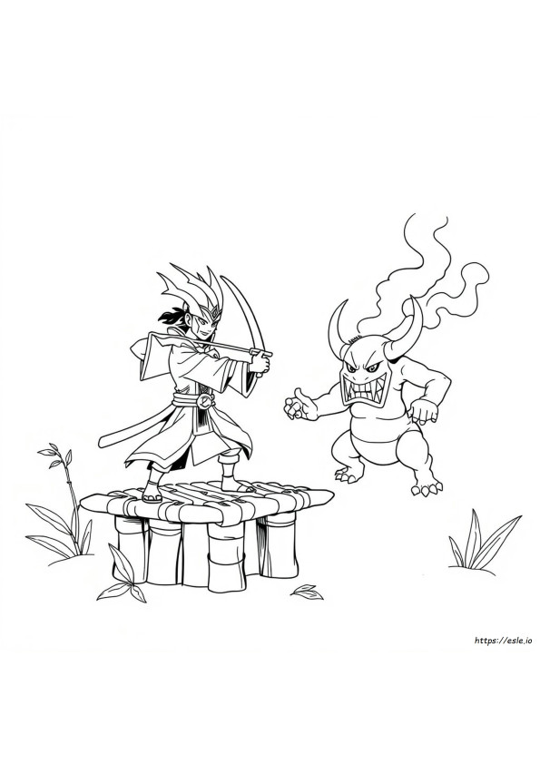 Desenhos Para Colorir Do Demon Slayer