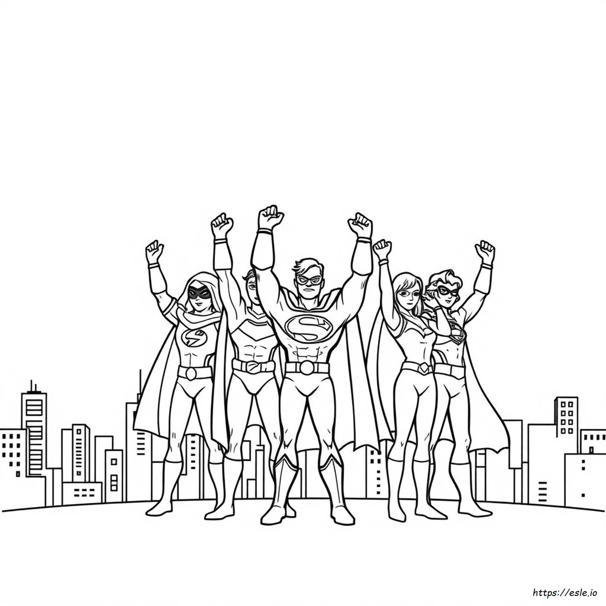 Símbolos De Super-Heróis Para Colorir E Imprimir