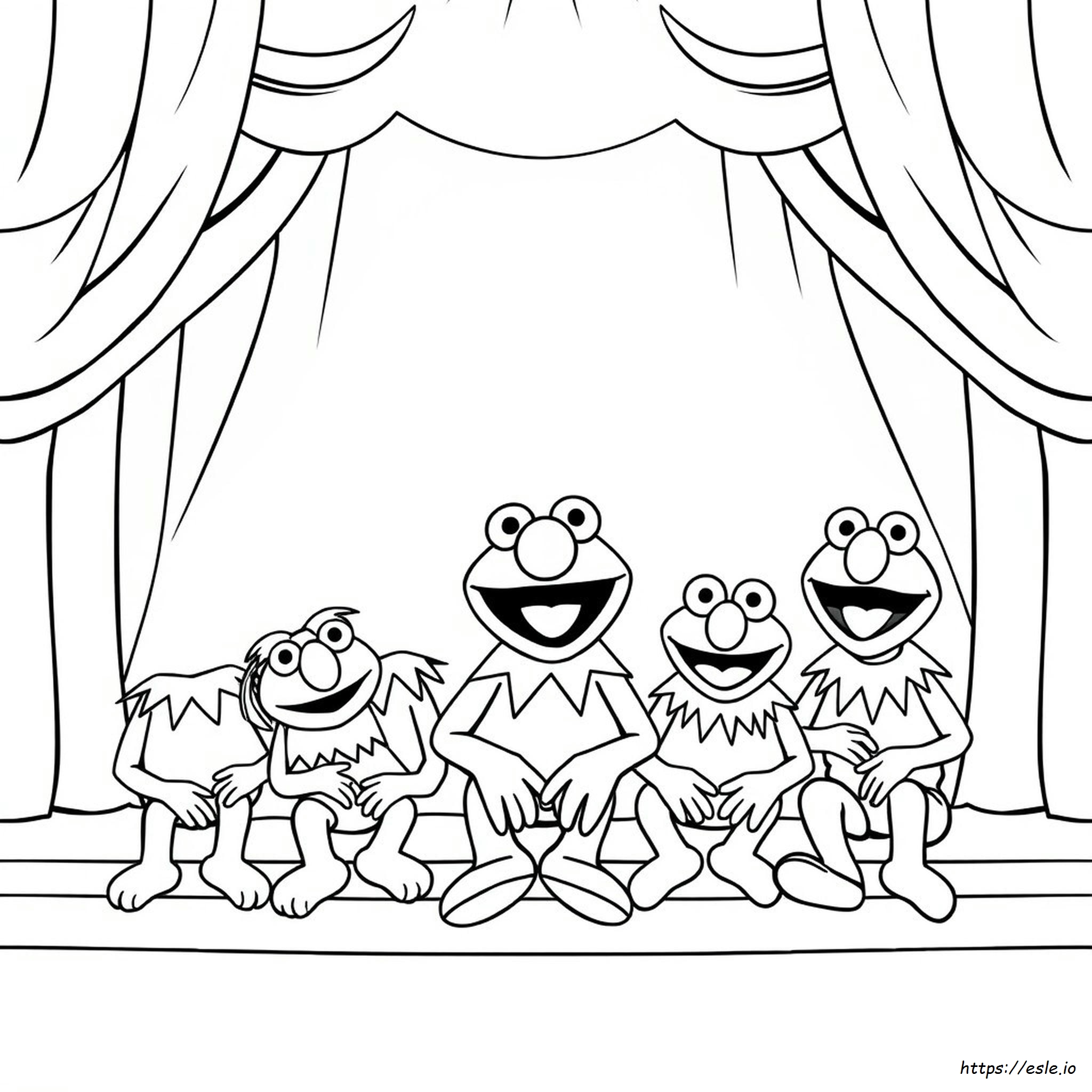 Muppets Kleurplaten Om Te Printen kleurplaat
