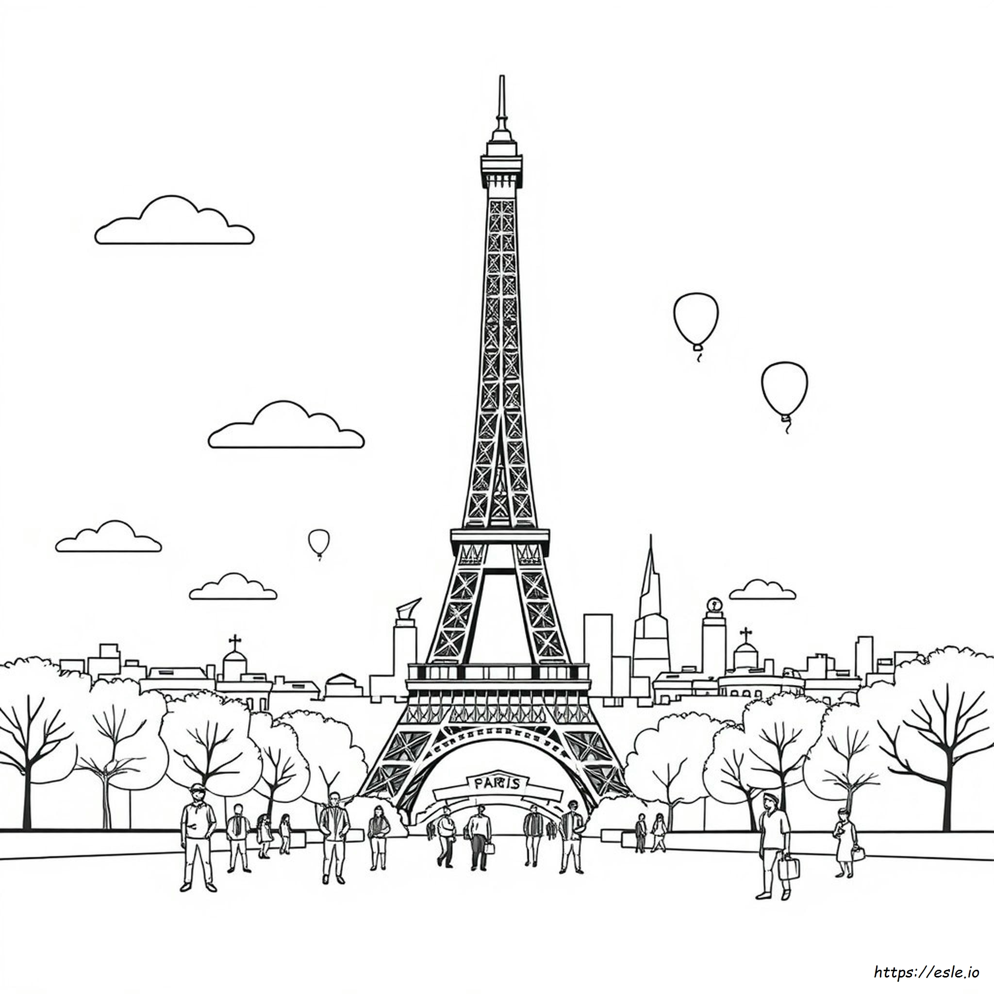 Printable Landmark Coloring Pages