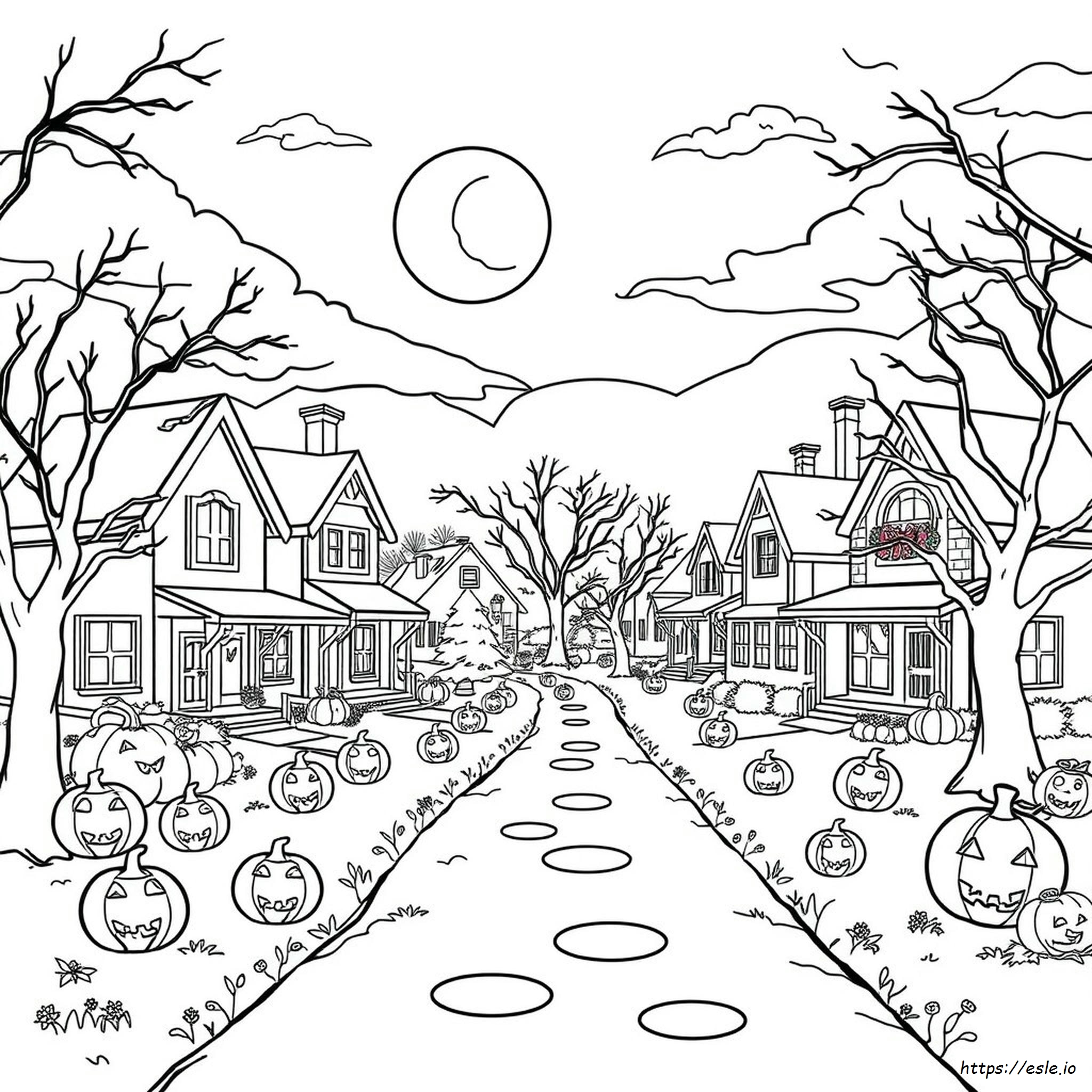 Ilmaiset Halloween Värityskuvat