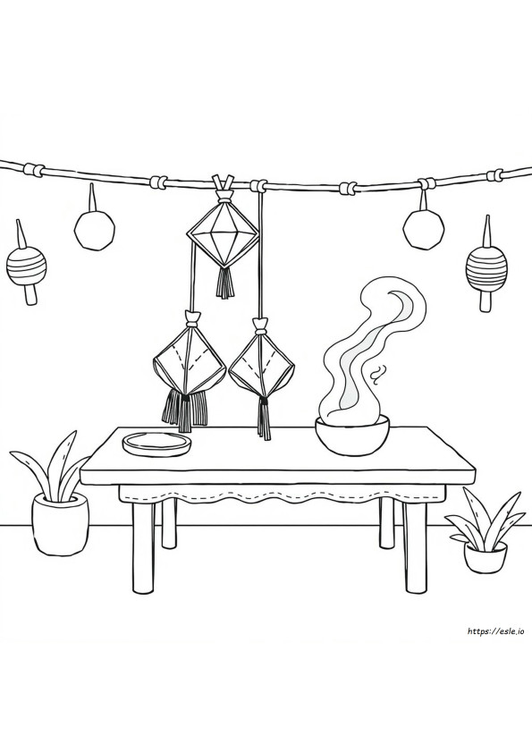 Ketupat Coloring