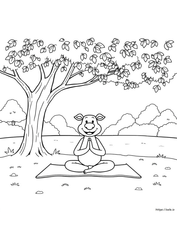 Yoga Coloring