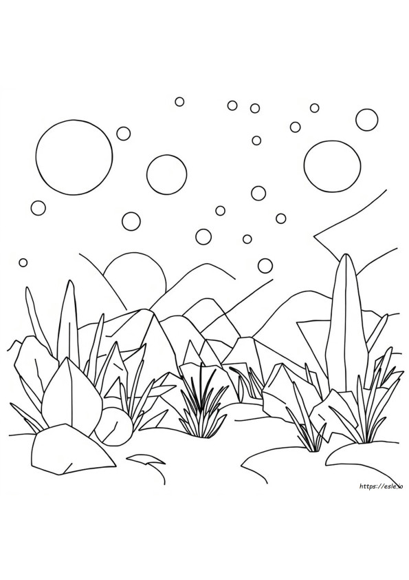 幾何学模様の塗り絵（見開き）