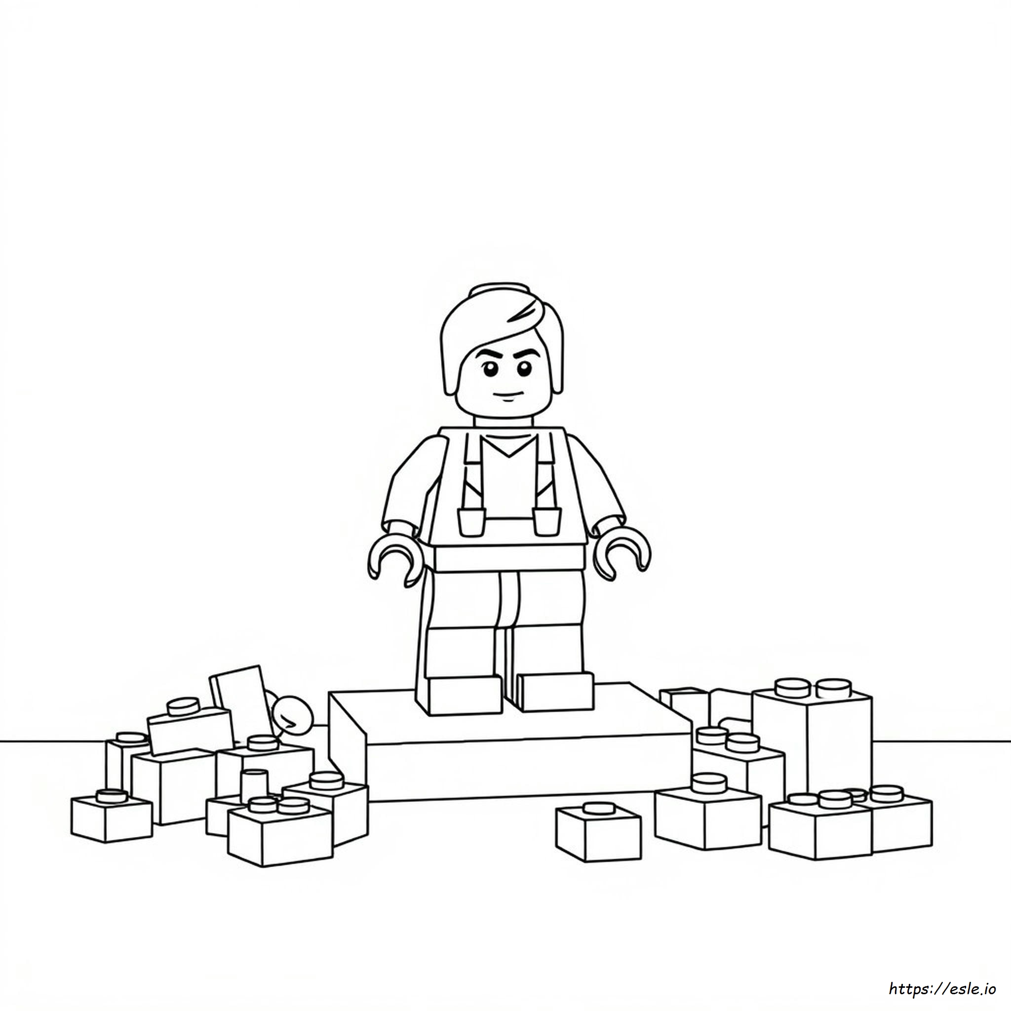 Free Printable Lego Minifigure Coloring Pages