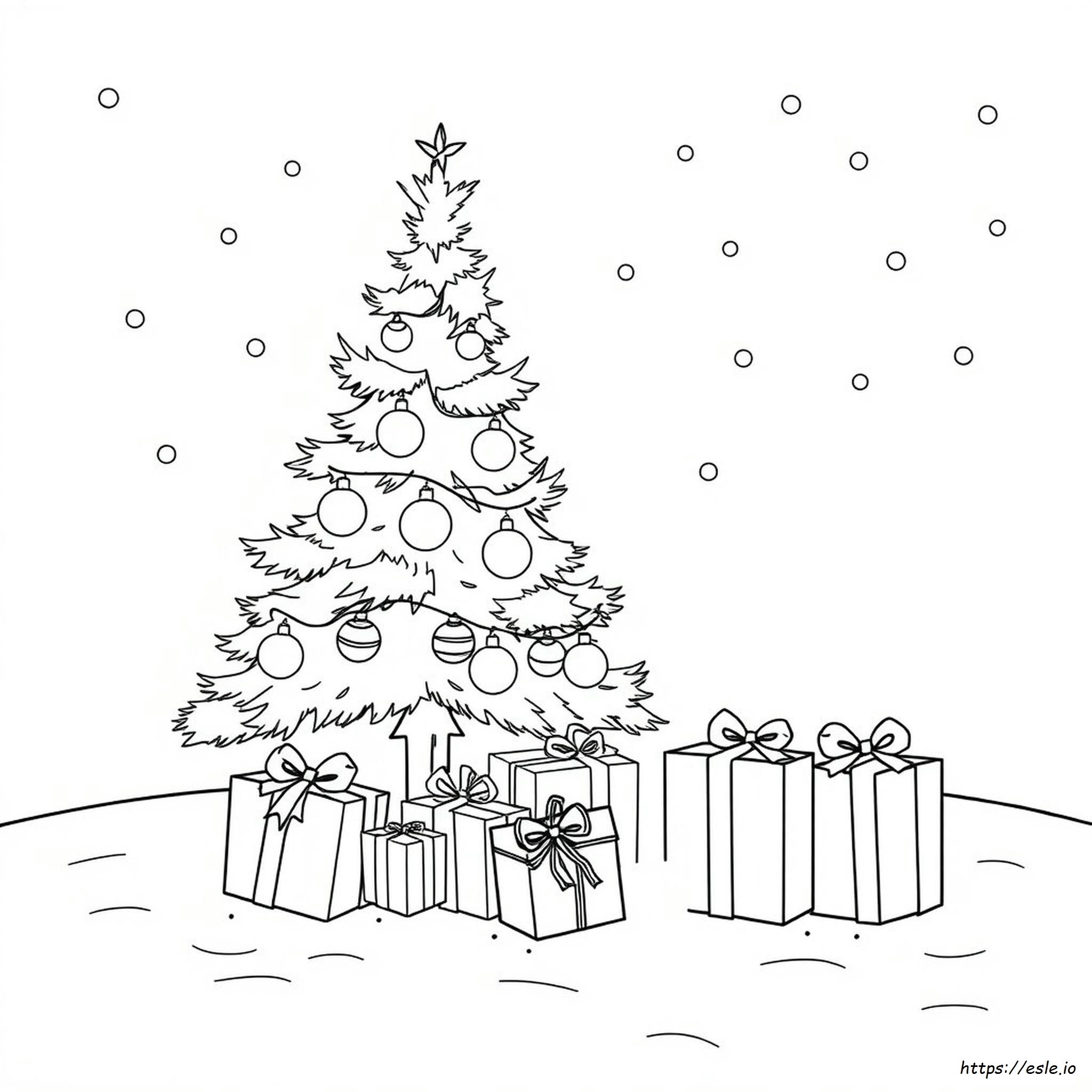 Kerst Kleurplaten kleurplaat