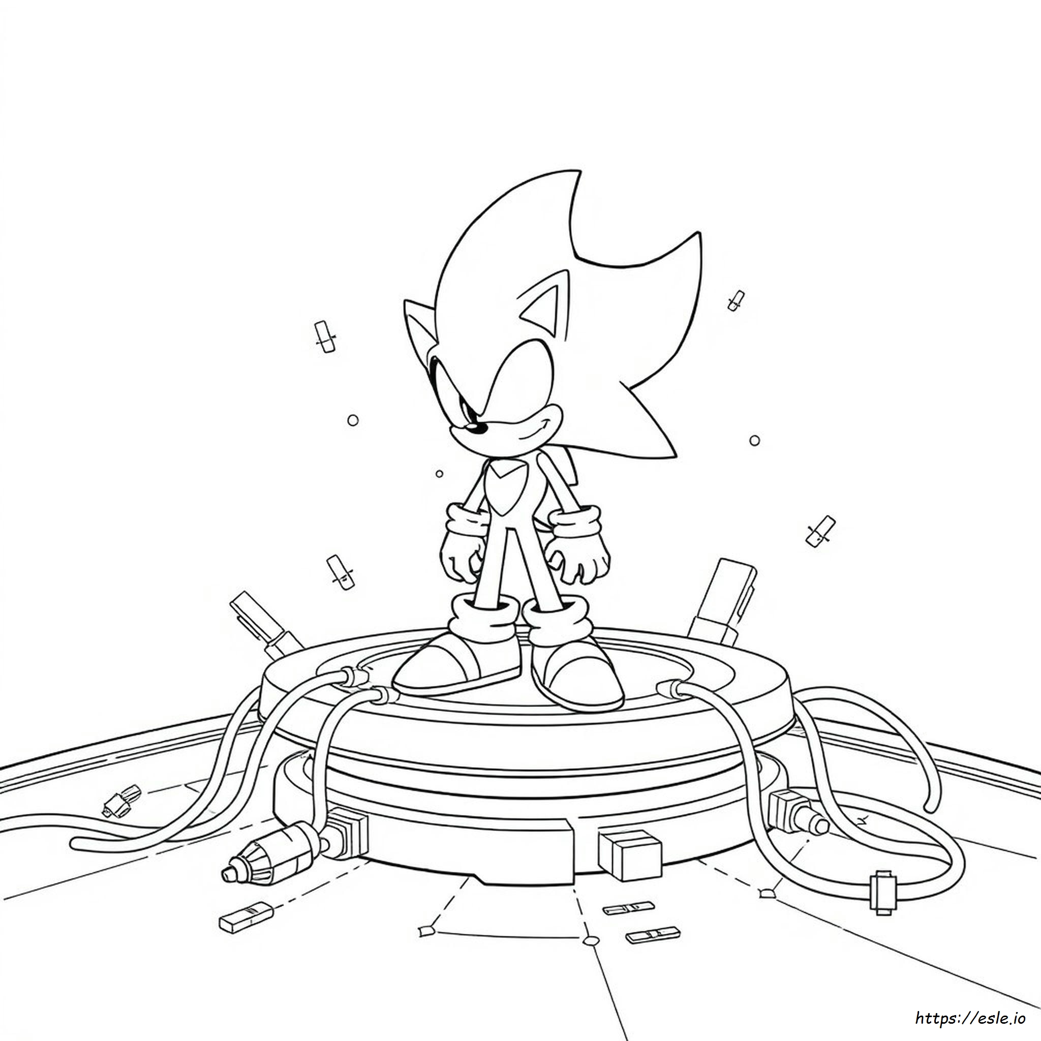 Sonic Exe Sonic 2 Kleurplaten kleurplaat