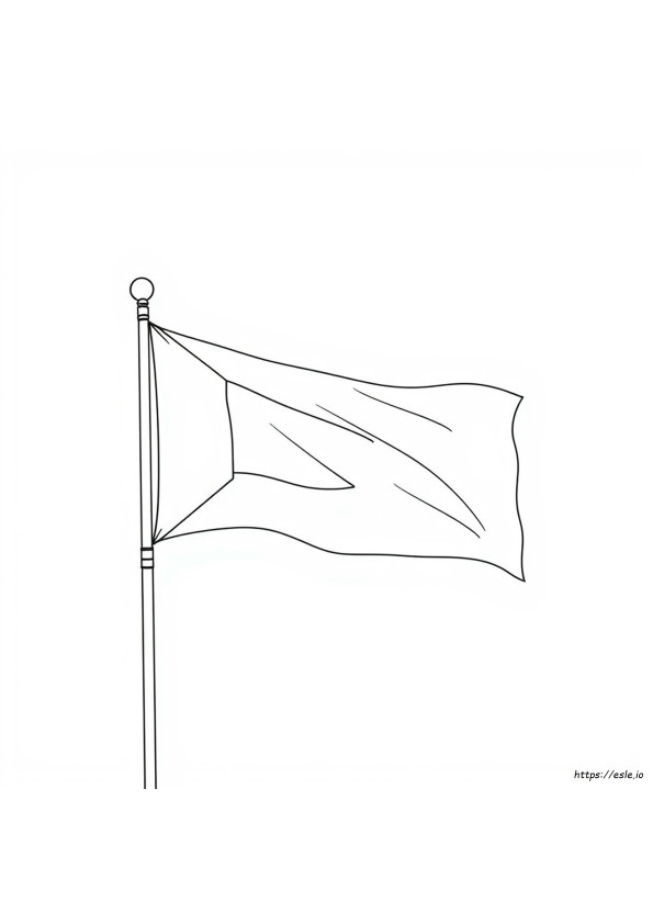 Kuwait Flag Coloring Page