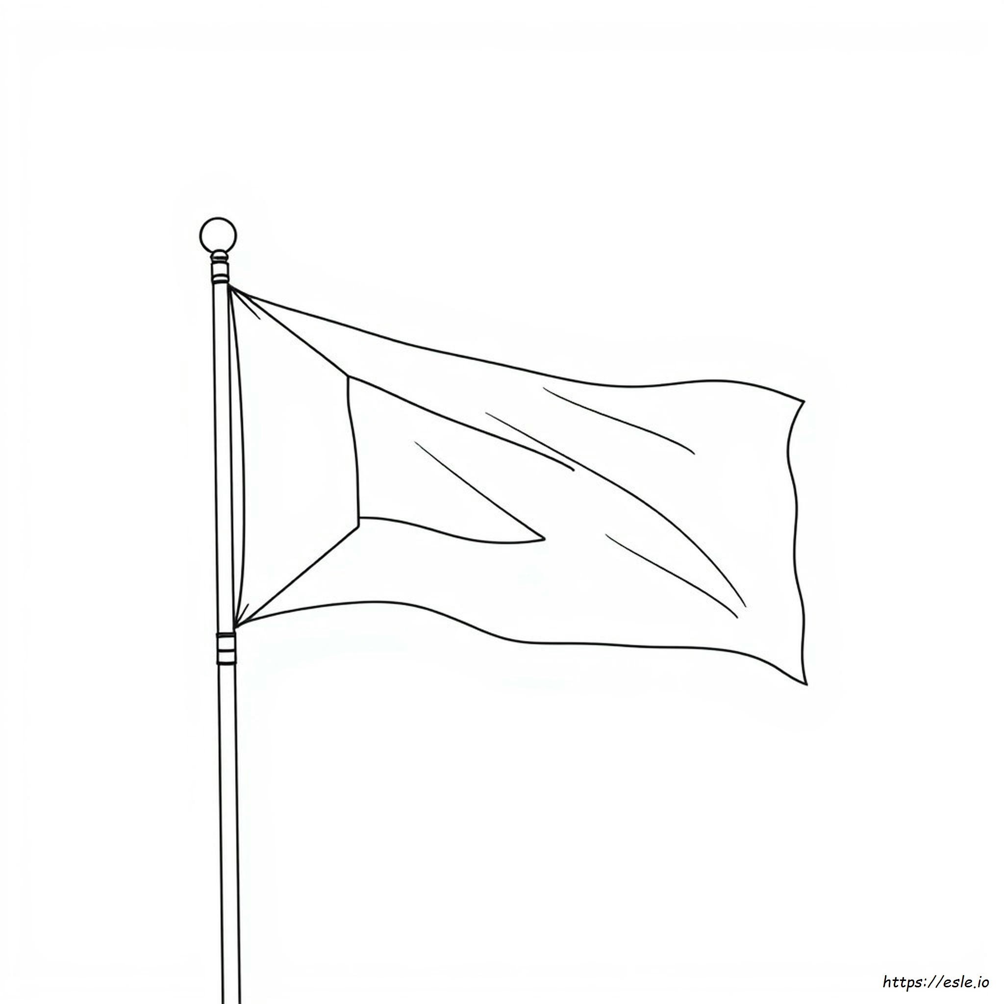 Koeweitse Vlag Kleurplaat kleurplaat