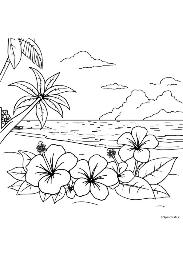 Free Printable Hawaiian Coloring Pages