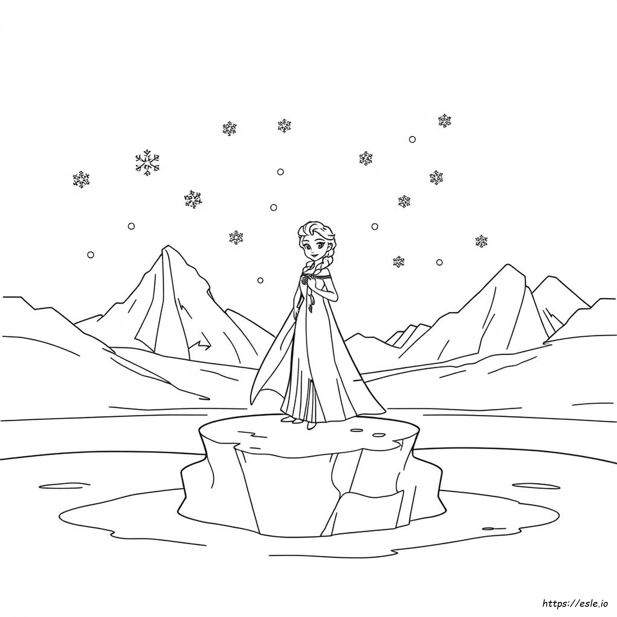 Frozen Disney Princess Coloring