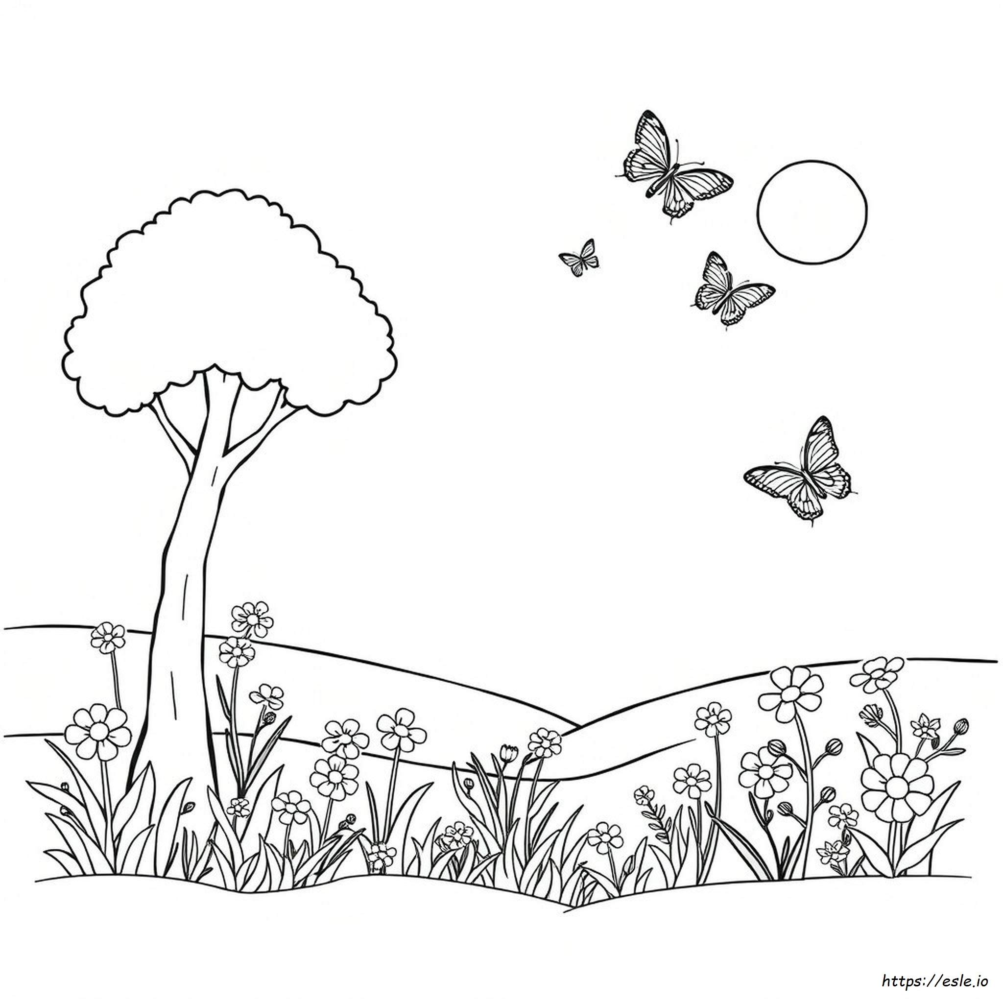 Natur Ausmalbilder