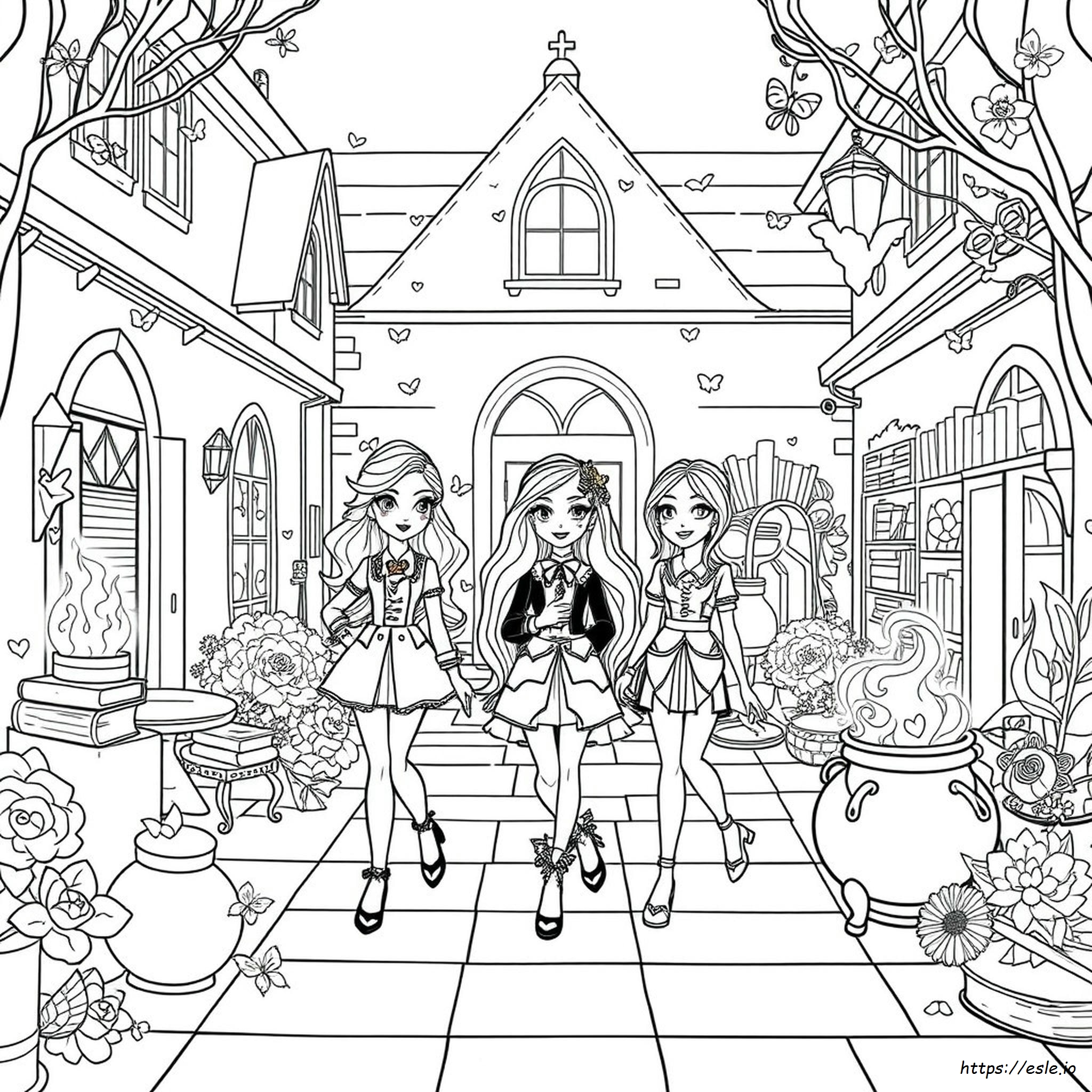 Ever After High Colouring Pages