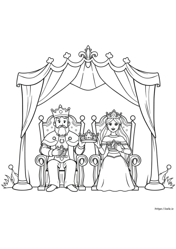 Coroas De Rei E Rainha Para Colorir