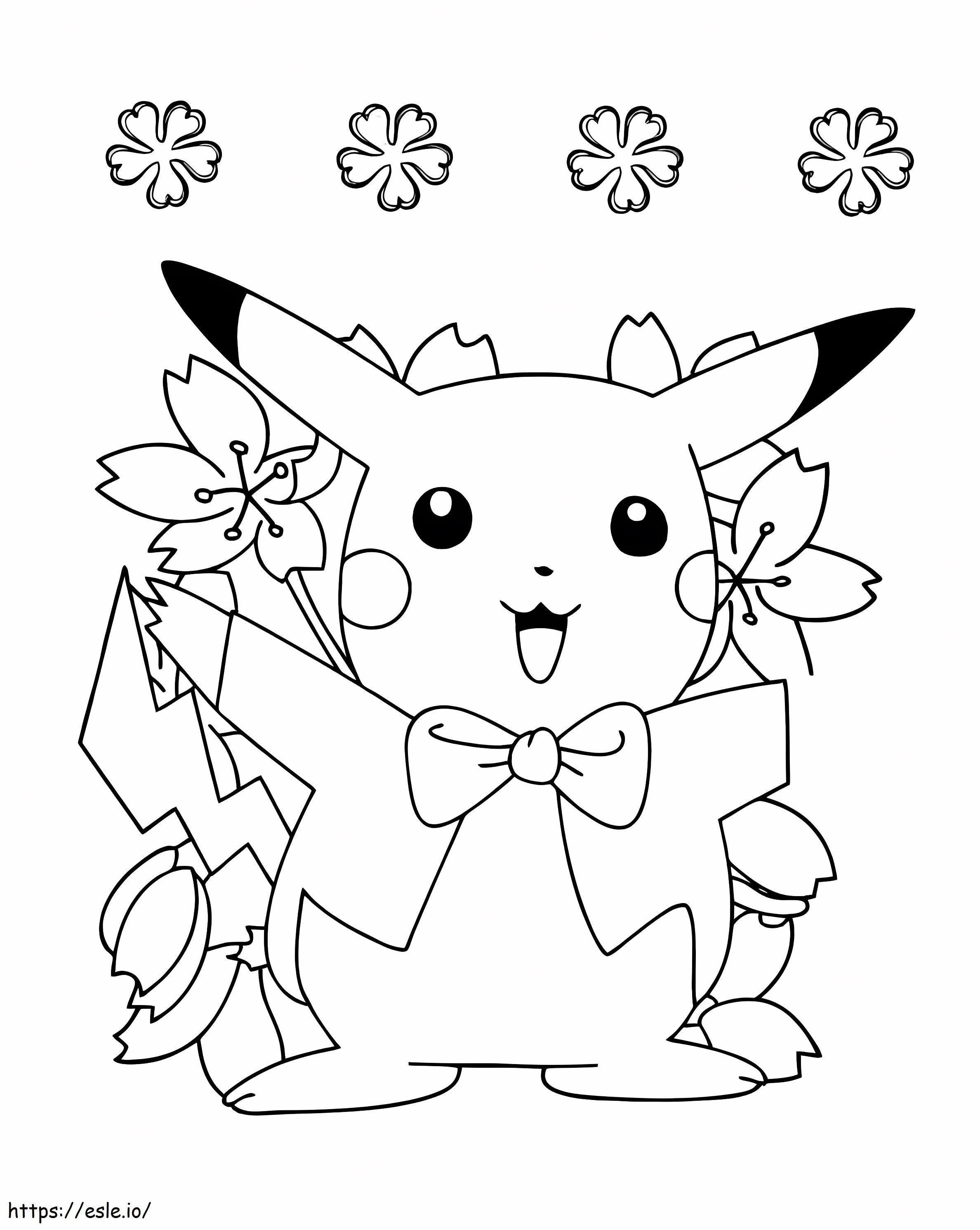 Coloriage Super Pikachu à imprimer dessin