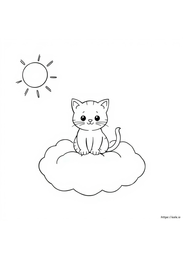 Kleurplaten Van Schattige Katten
