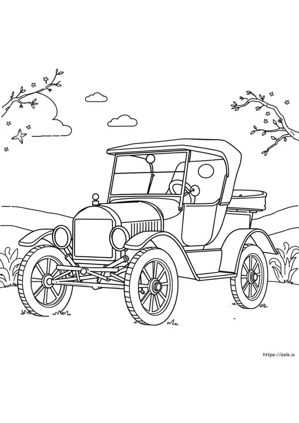Coloriage Ford T