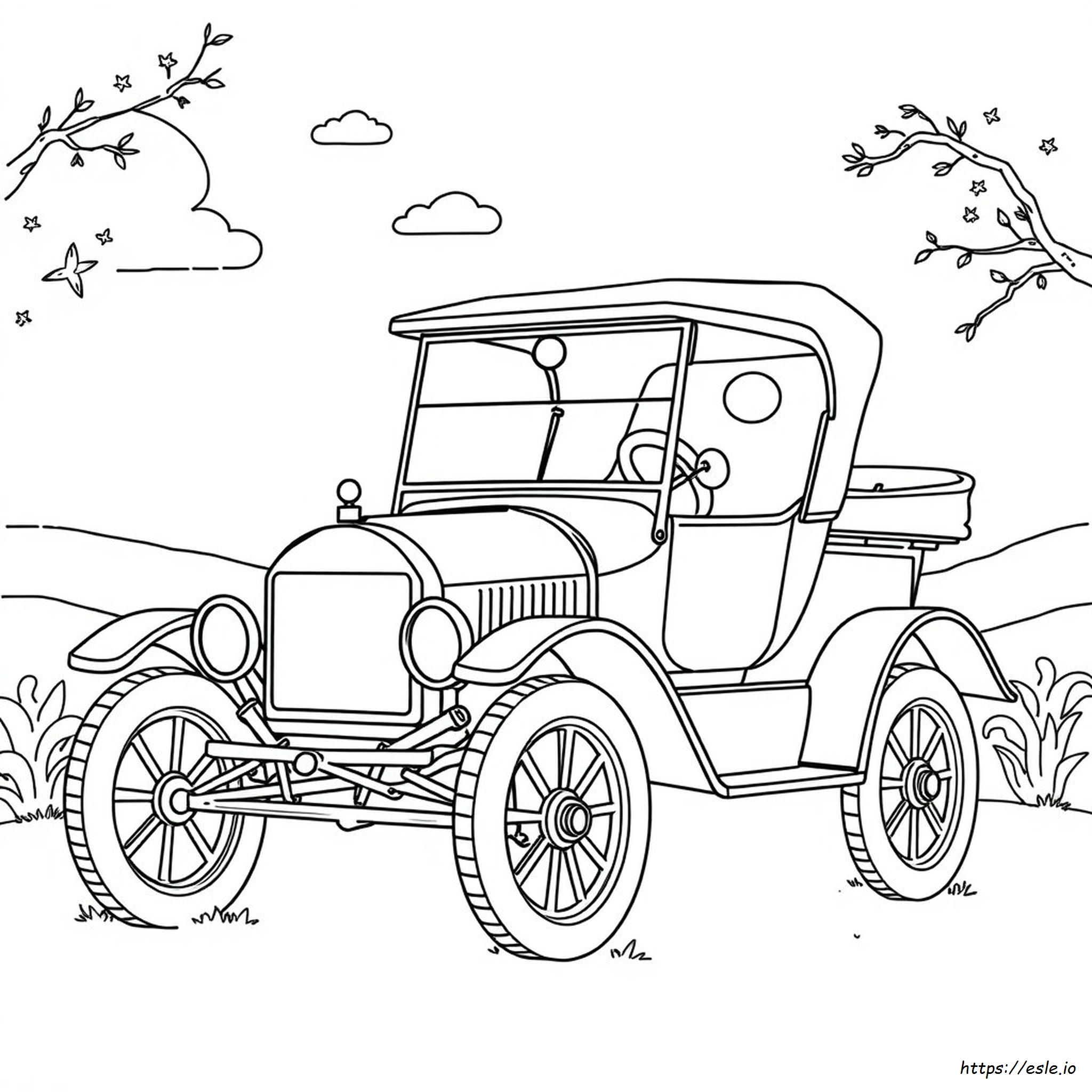 Ford Model T Da Colorare