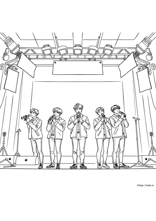 Kolorowanki Bts Do Druku