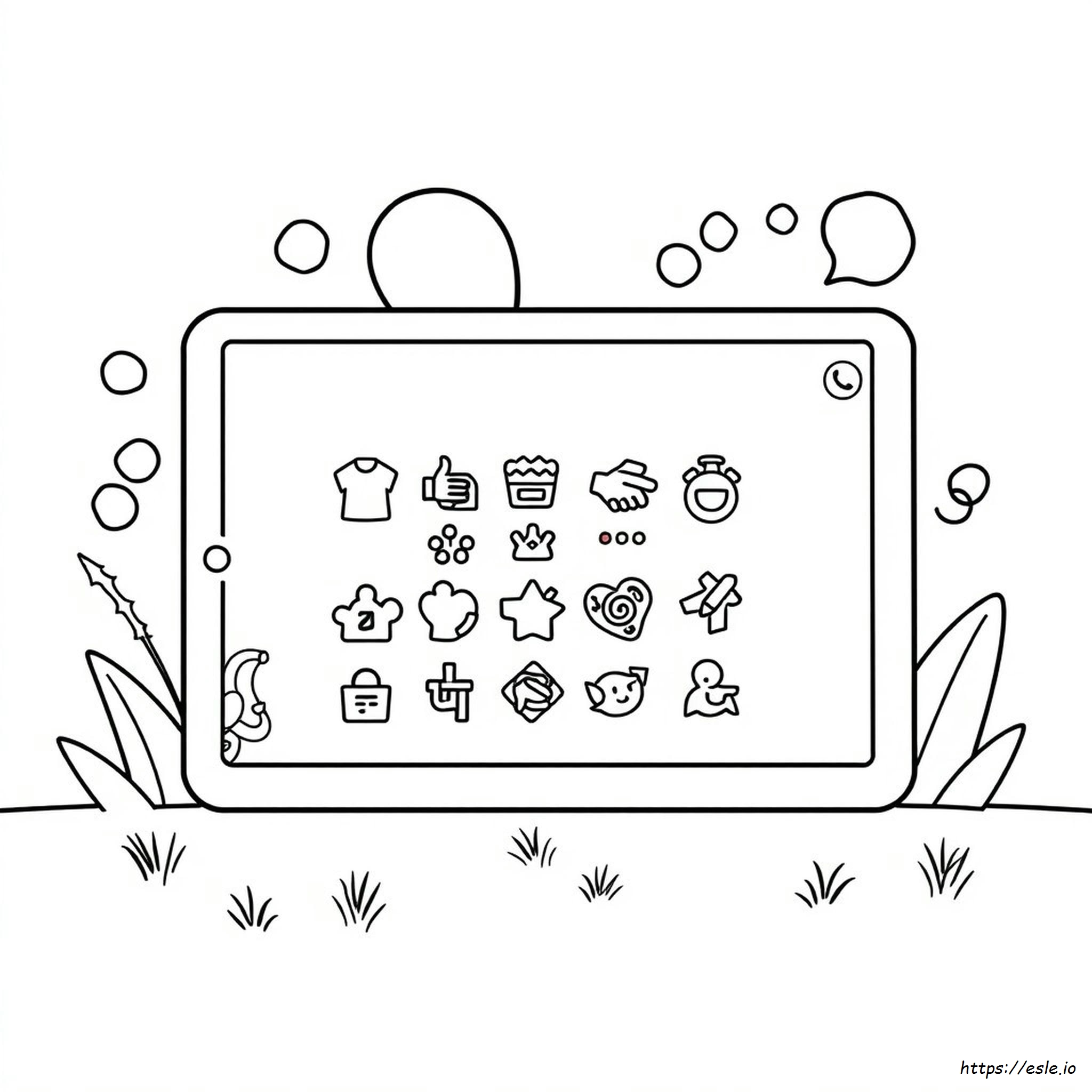 Hoe Iconen Te Kleuren kleurplaat