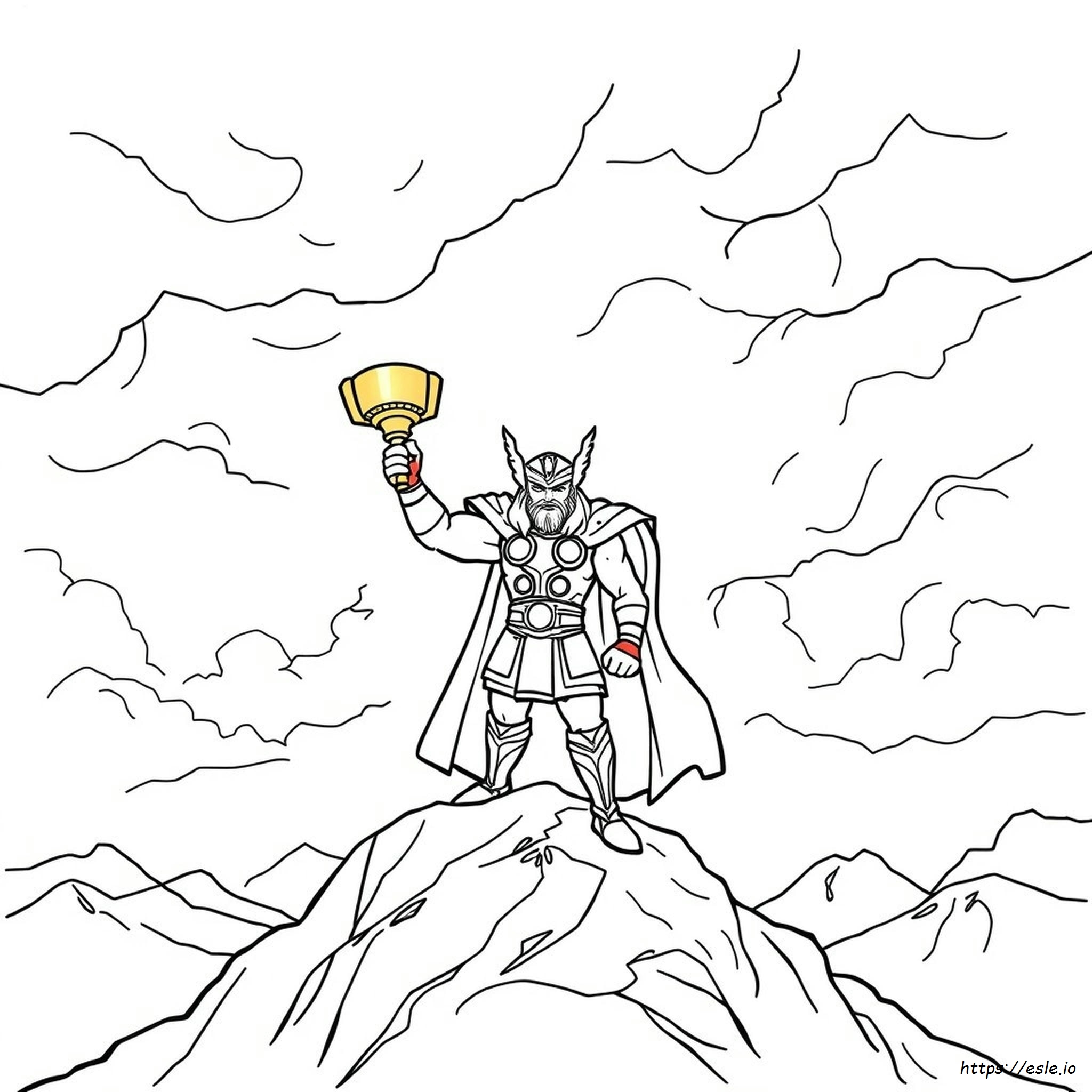 How To Color Thor
