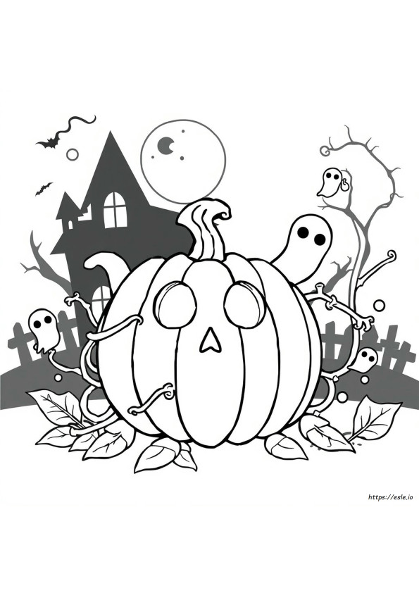 Desenhos De Halloween Gratuitos Para Colorir Por Números Para Imprimir