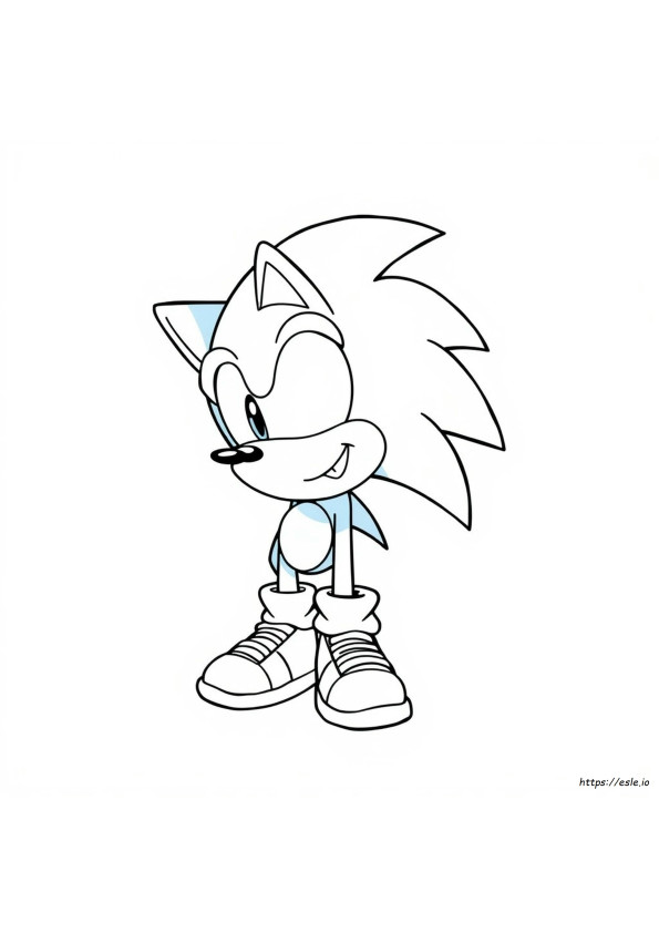 Sonic The Hedgehog Gesicht Ausmalbilder