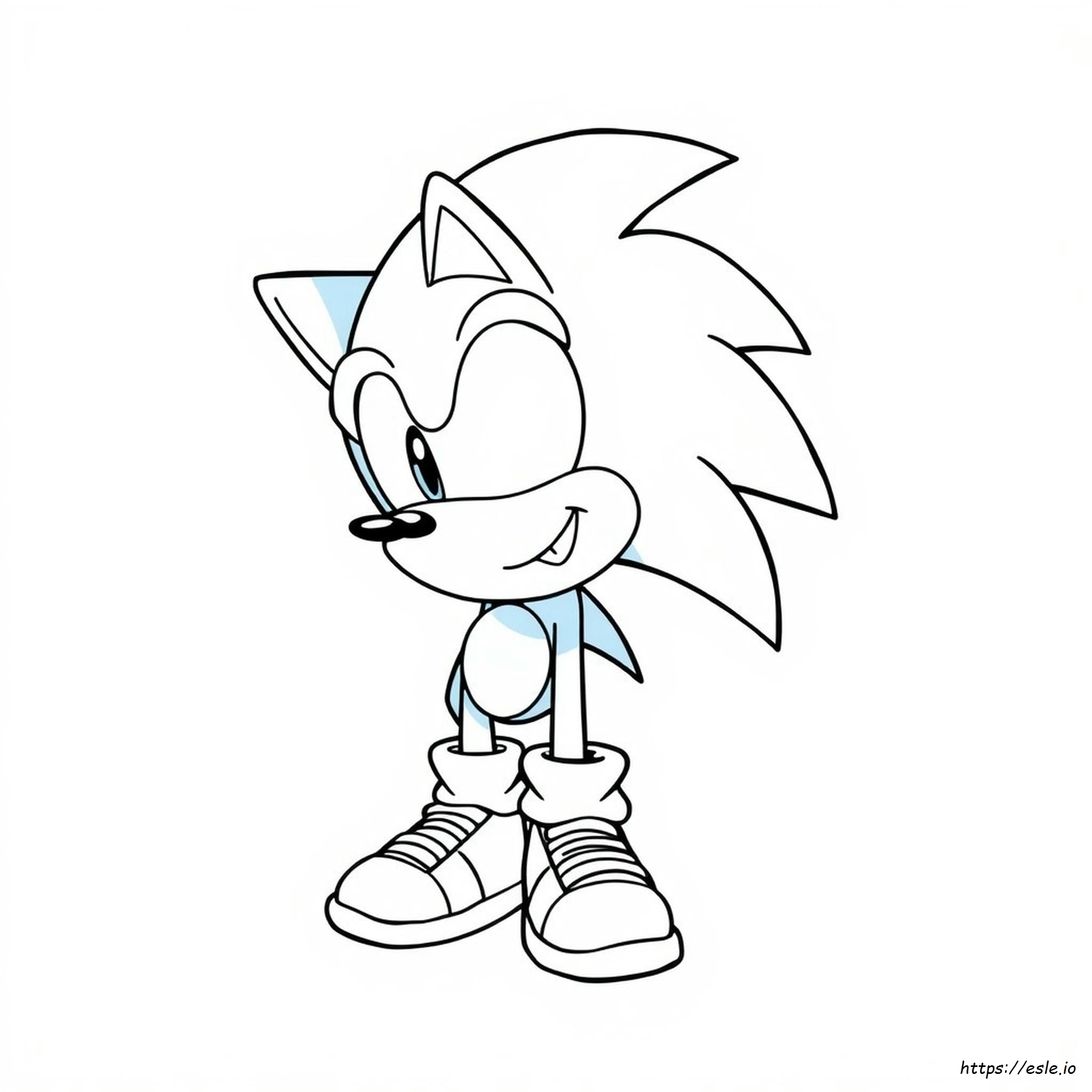 Caras De Sonic The Hedgehog Para Colorear