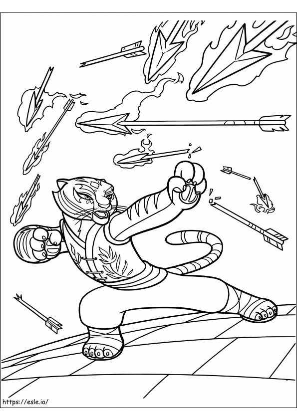Tigess coloring page