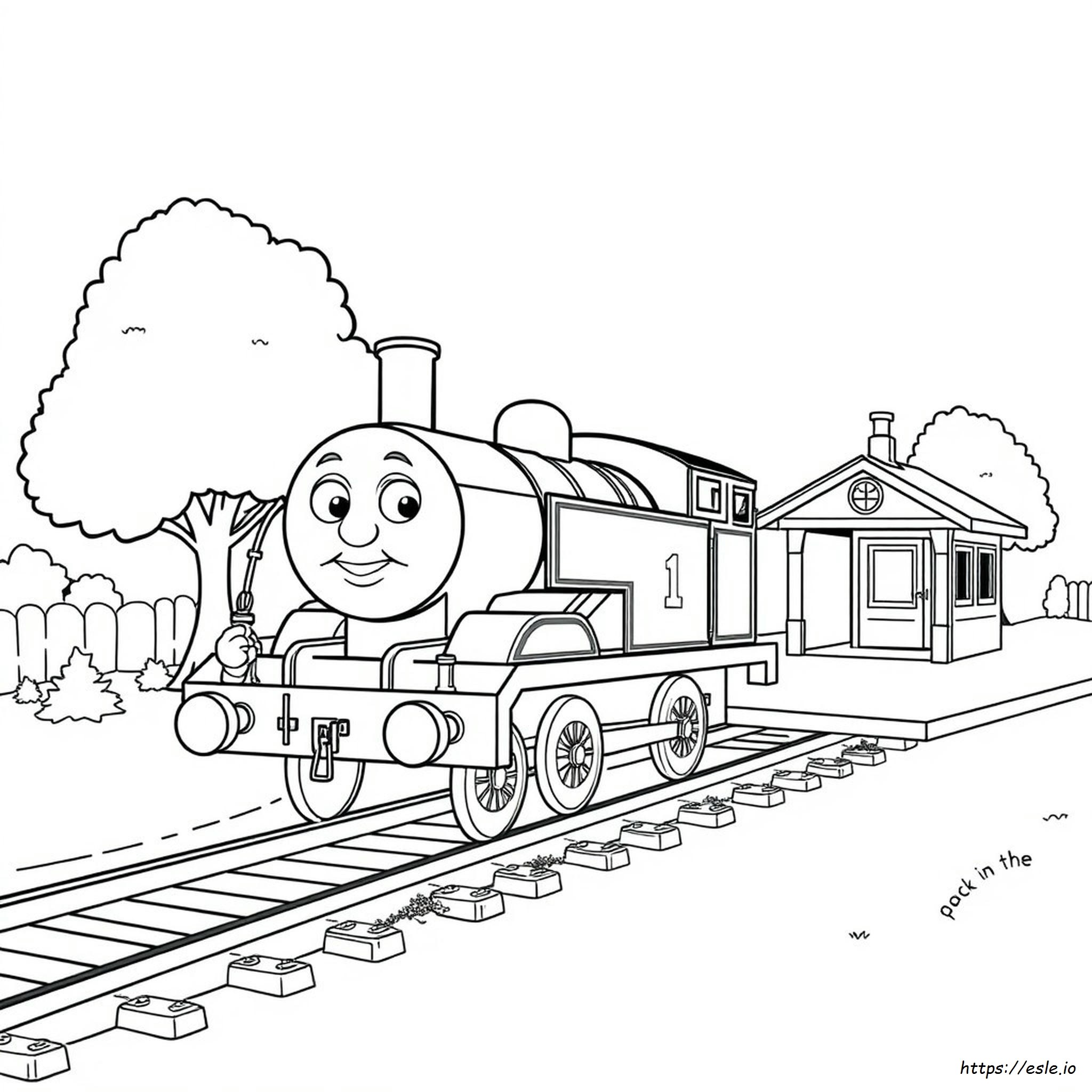 Thomas The Train Coloring Pages Percy