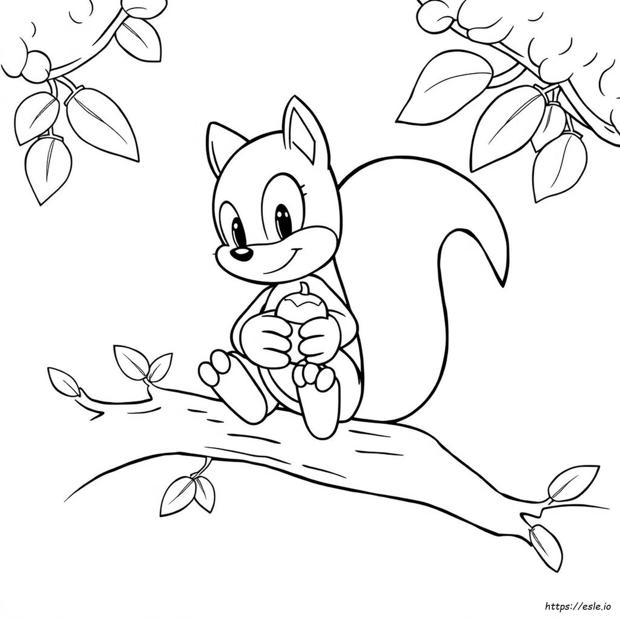 Immagini Da Colorare Di Sonic Da Stampare
