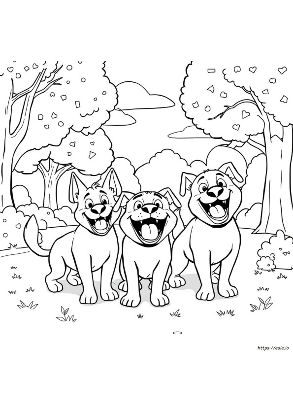 Feisty Pets Gambar Mewarnai