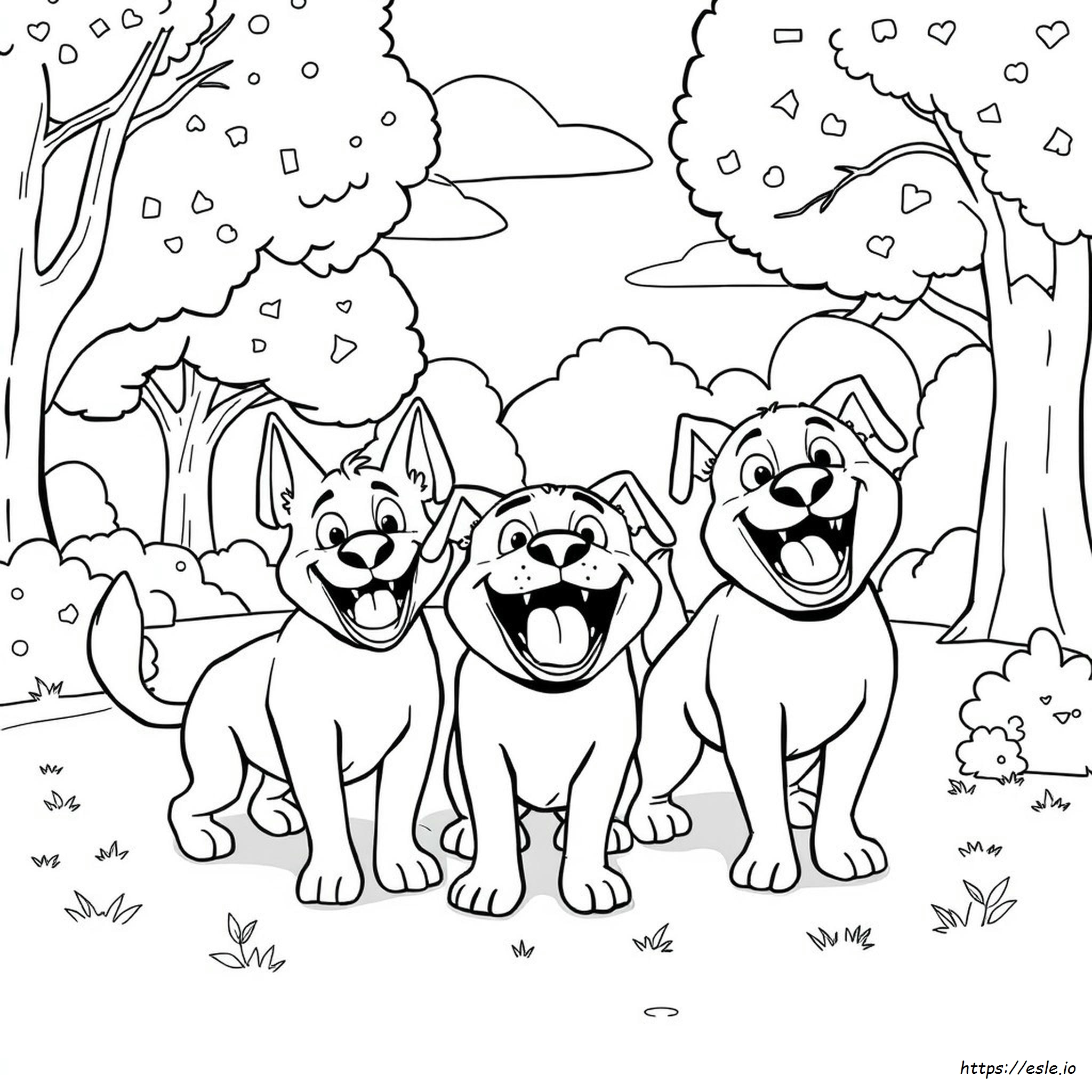 Feisty Pets Coloring Pages