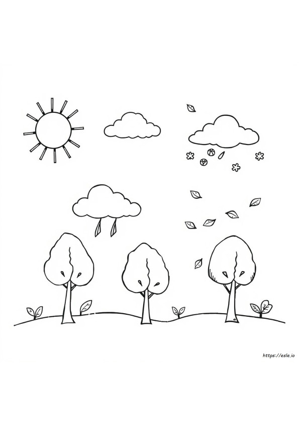 Wetter Ausmalbilder Zum Ausdrucken