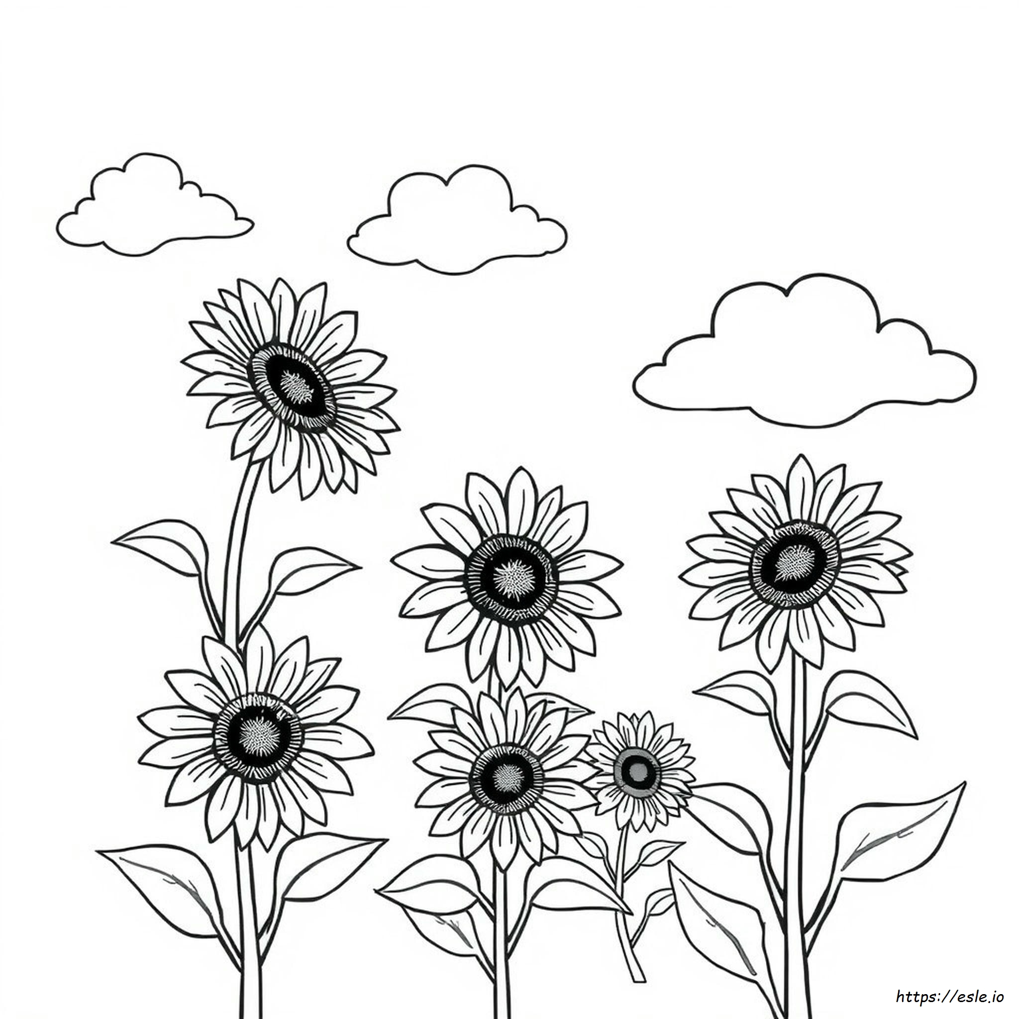 Summer Doodle Coloring Page