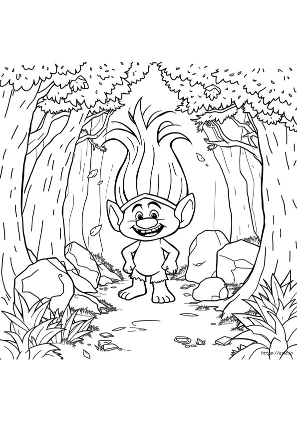 Trolls 2 Coloring Pages