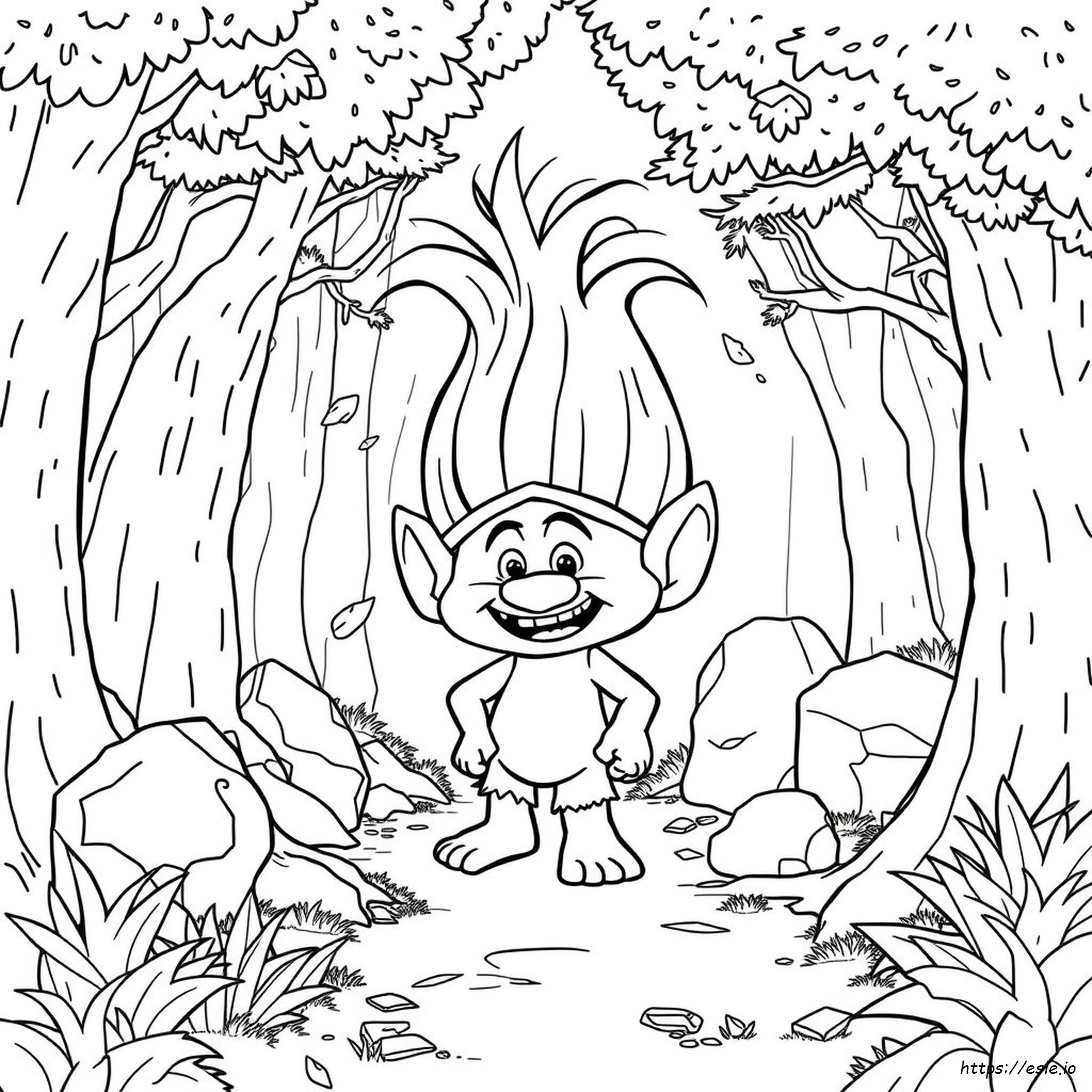 Trolls 2 Coloring Pages