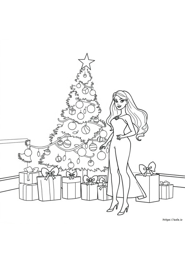 Barbie Weihnachten Ausmalbilder Zum Ausdrucken
