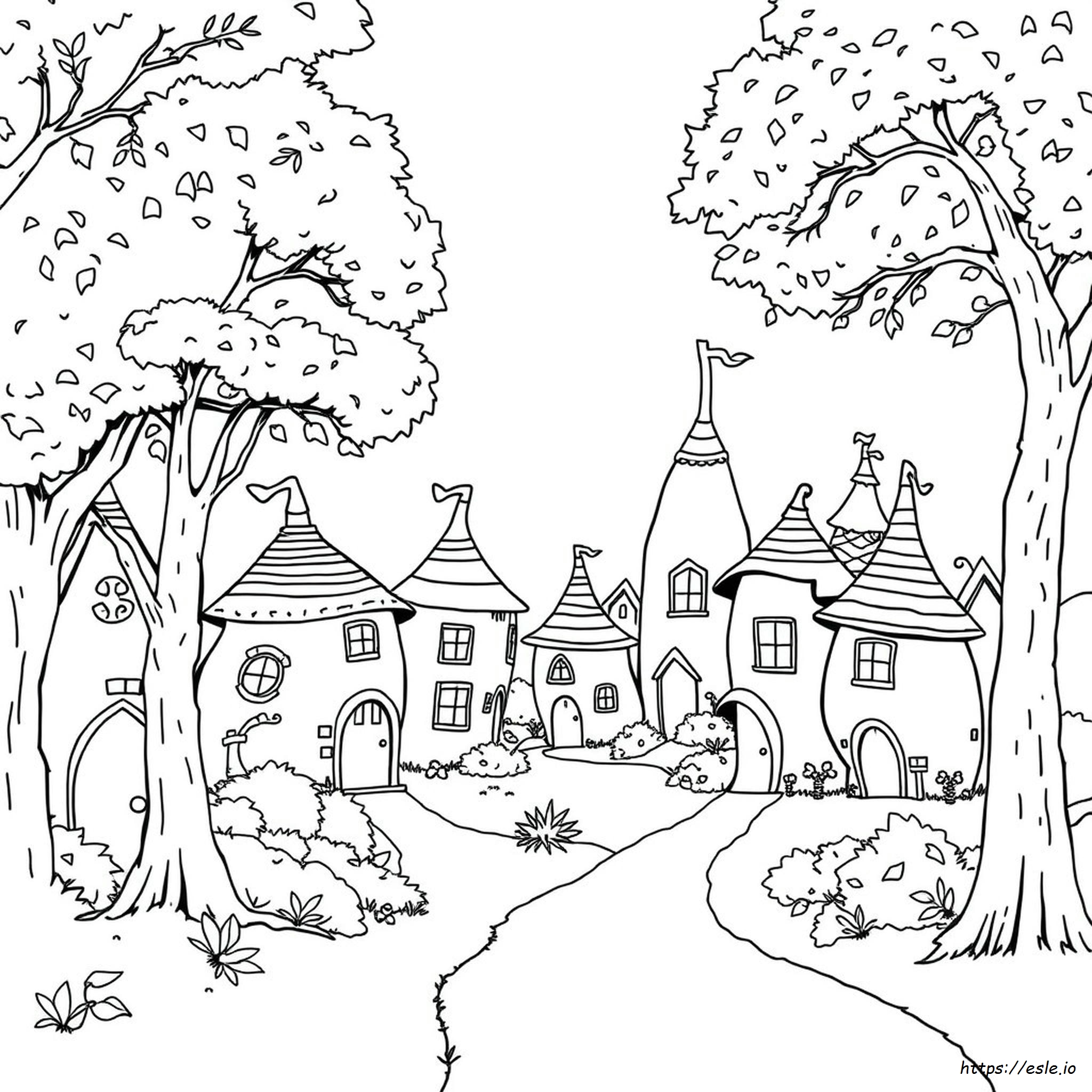 Dr. Seuss Whoville Kleurplaten kleurplaat