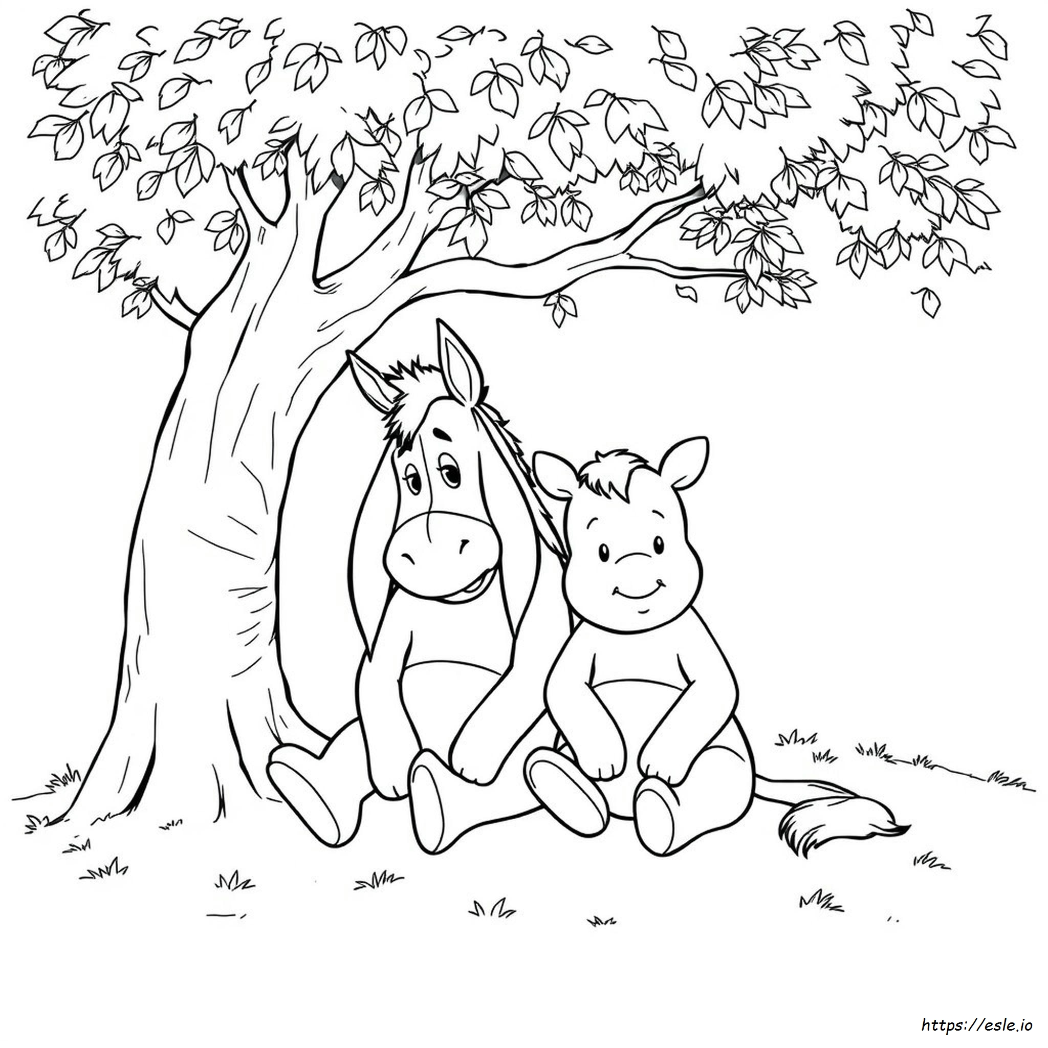 I-Aah Winnie Puuh Ausmalbilder