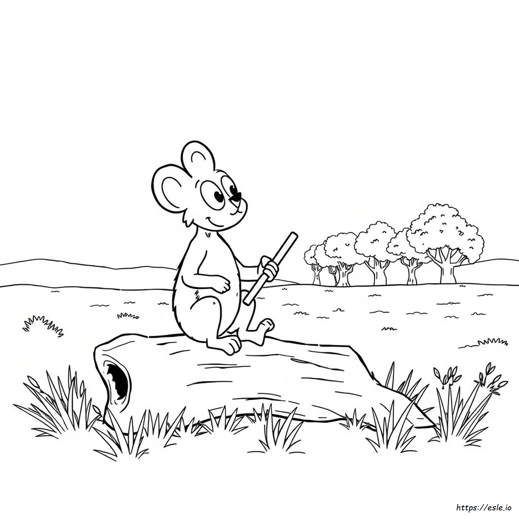Blinky Bill Kleurplaten kleurplaat