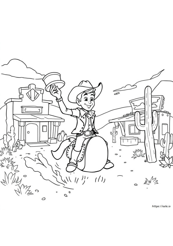 Lucky Luke De Colorat